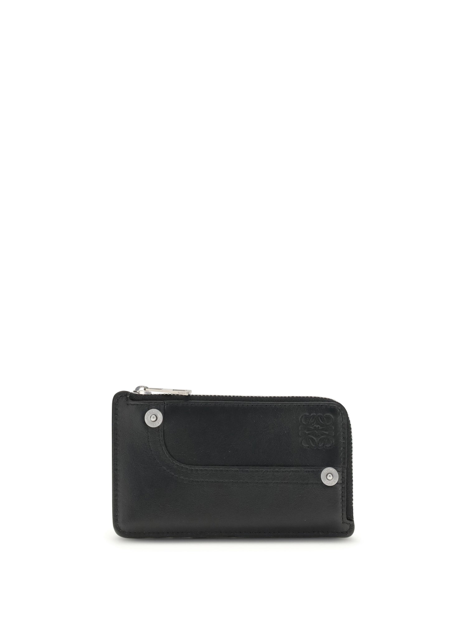 LOEWE OS cardholder crafted from glossy calfskin