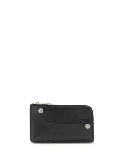 LOEWE OS cardholder crafted from glossy calfskin