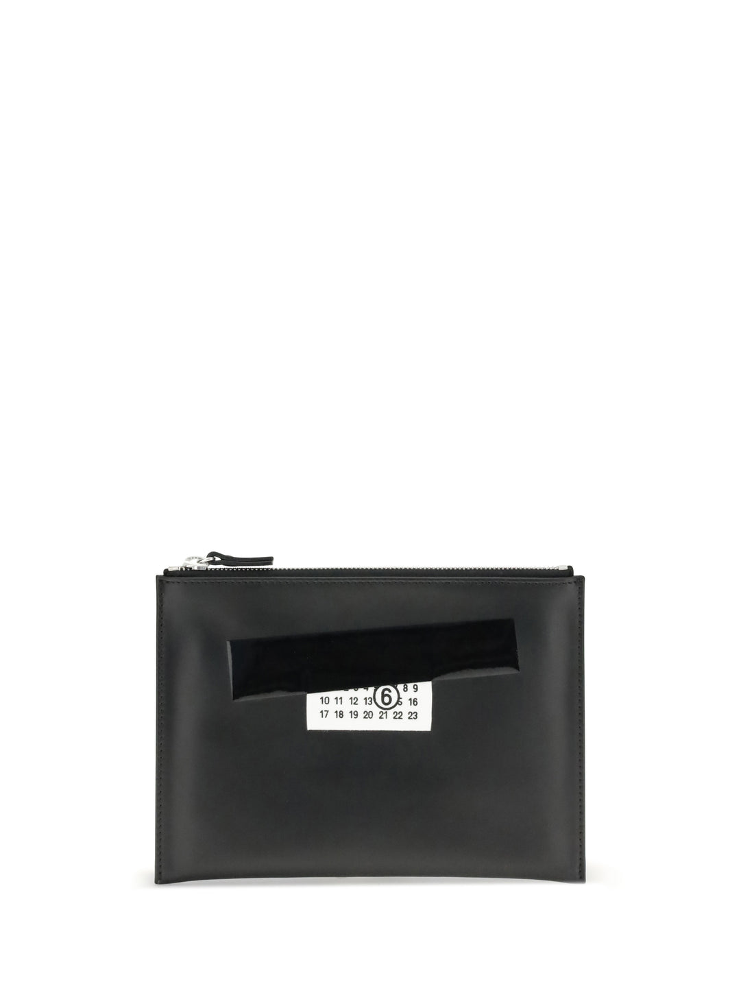 MM6 OS leather pouch