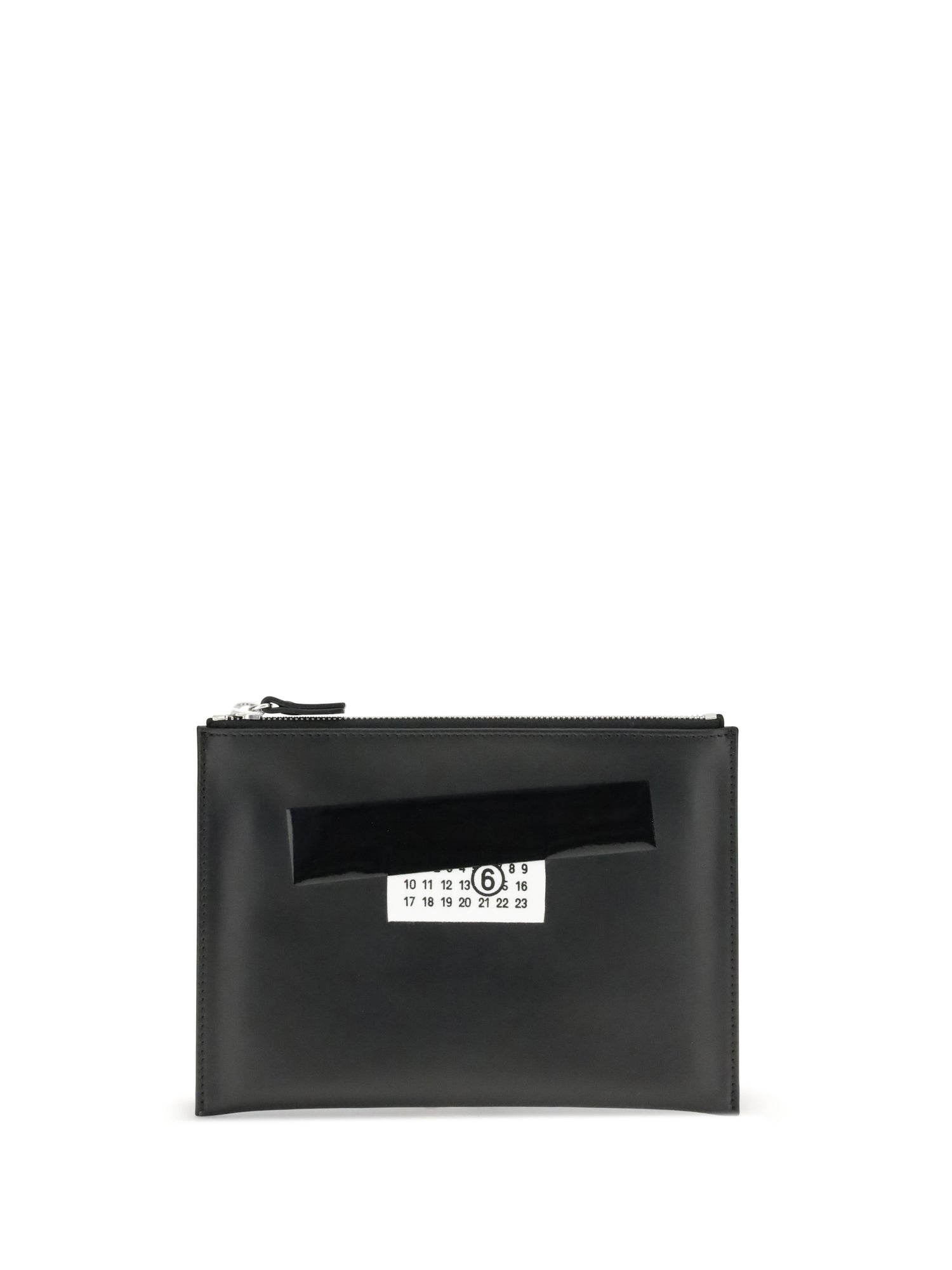 MM6 OS leather pouch