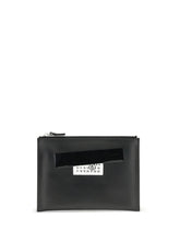 MM6 OS leather pouch