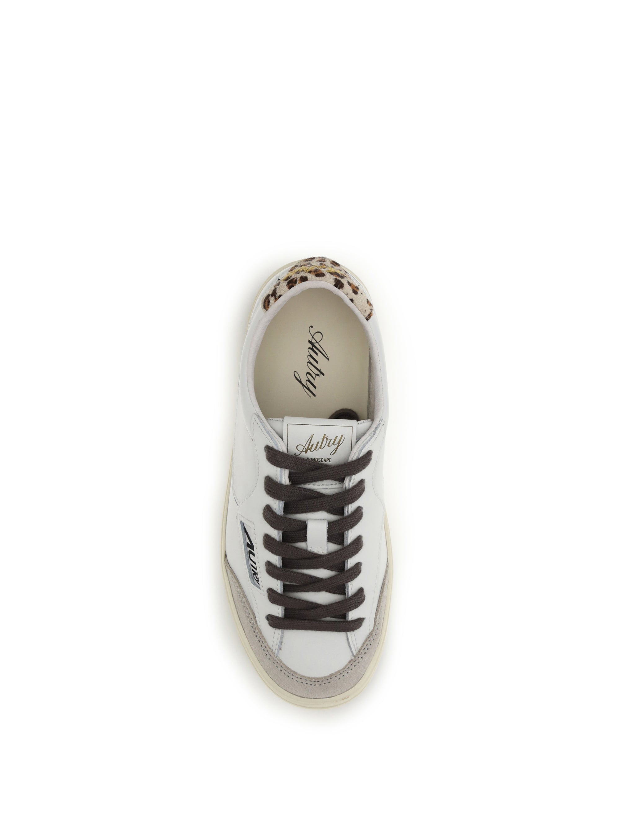 windscape low leather sneakers