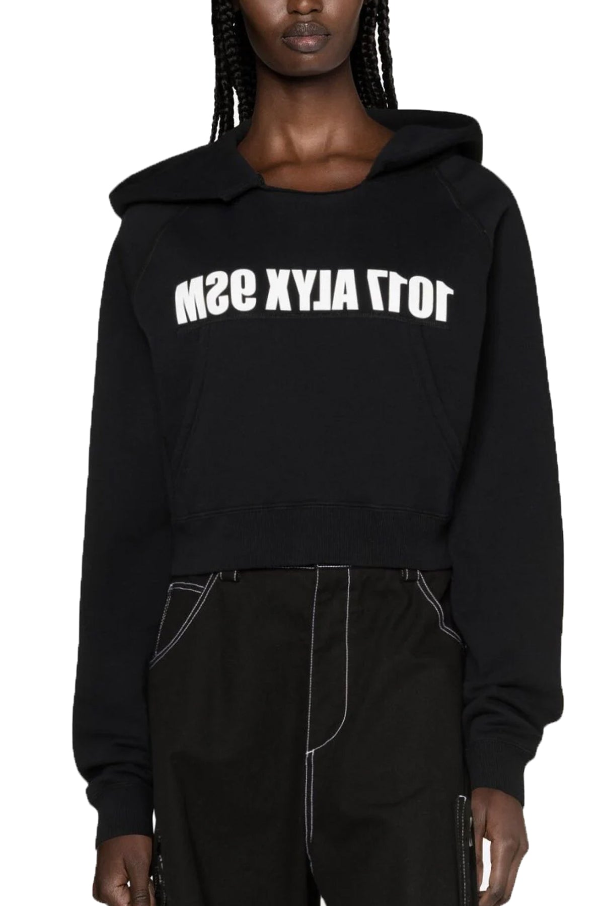 cropped hoodie