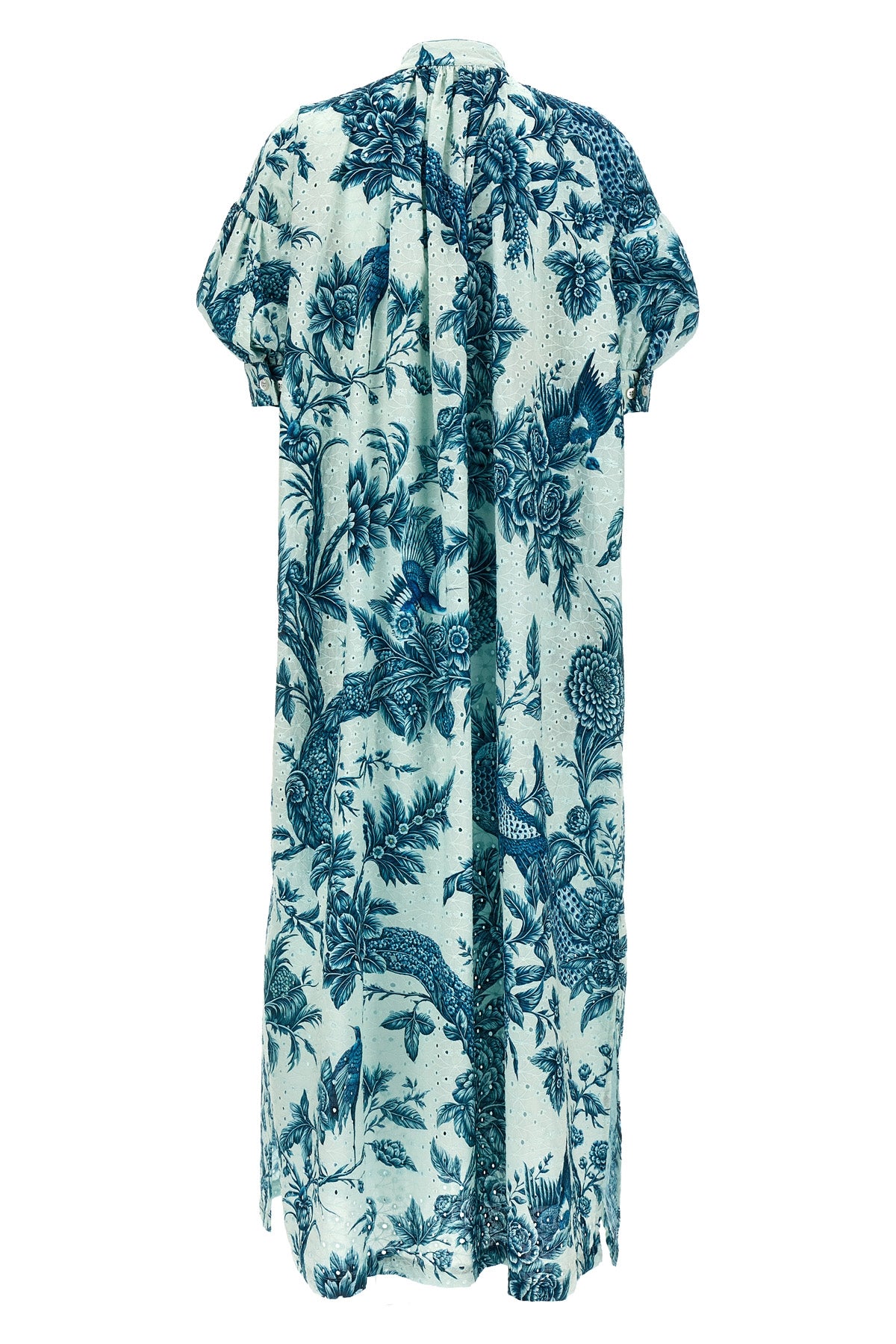 F.r.s. - For Restless Sleepers Long Mede Floral Print Sangallo Lace Dress |  Modecraze  MODECRAZE
