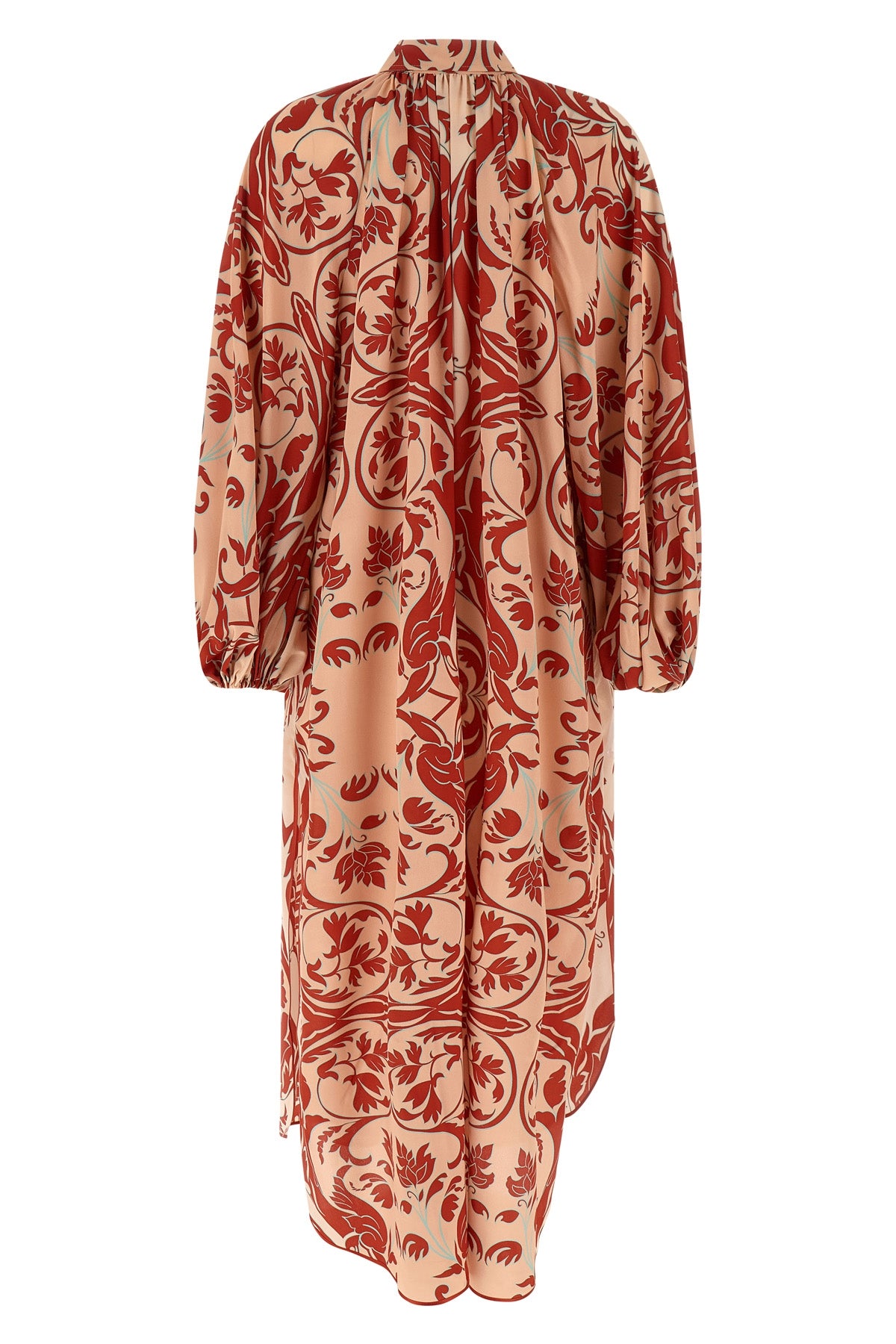 all-over europa crepe de chine silk maxi dress