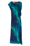 briseide long dress in silk viscose satin