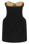 elisabetta franchi mini dress features a structured silhouette