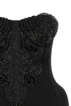 elisabetta franchi mini dress features a structured silhouette