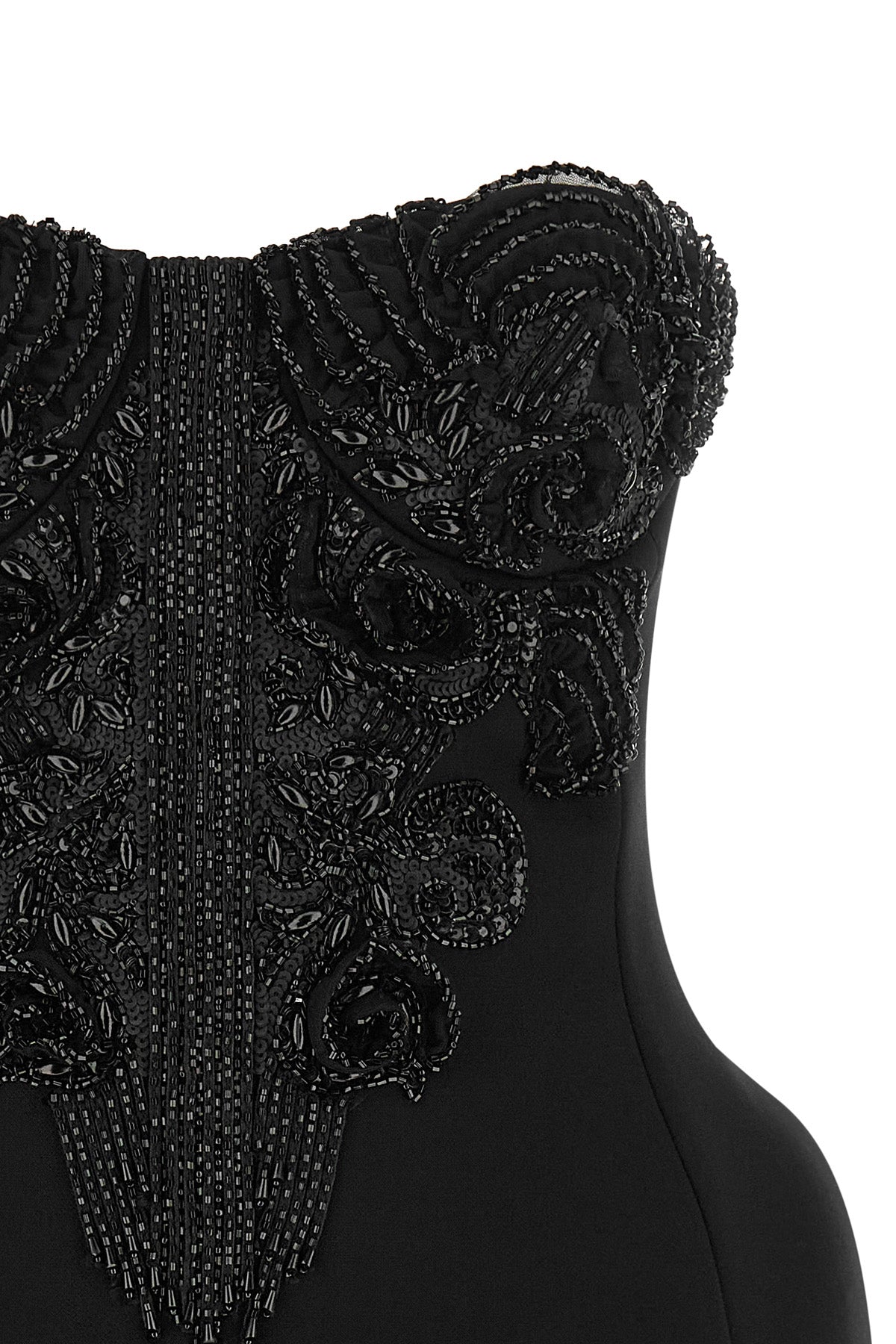 elisabetta franchi mini dress features a structured silhouette