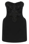elisabetta franchi mini dress features a structured silhouette