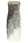 elisabetta franchi redefines the codes of evening elegance through a sheath silh
