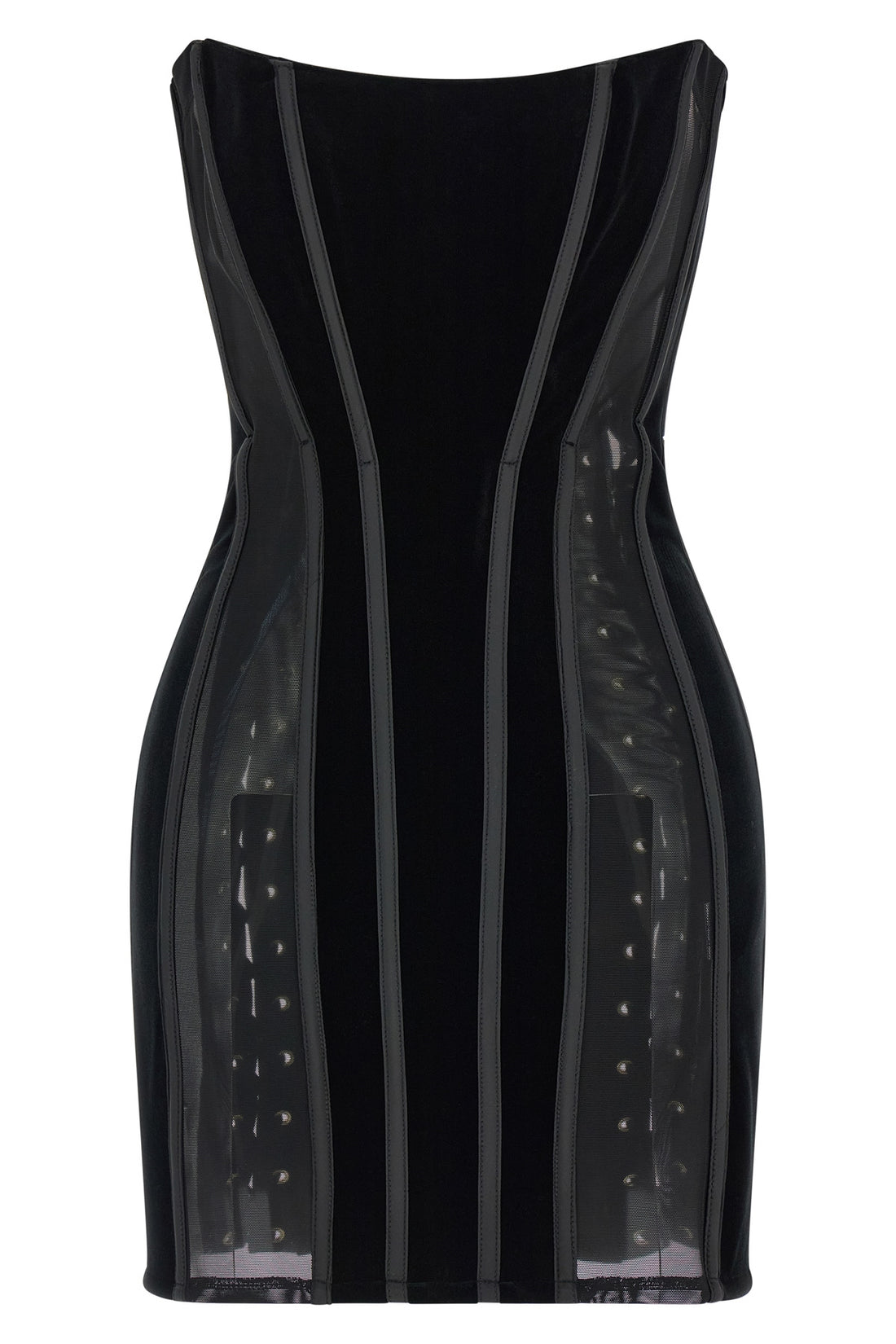 ELISABETTA FRANCHI 40 elisabetta franchi mini dress redefines the codes of contemporary corsetry throu