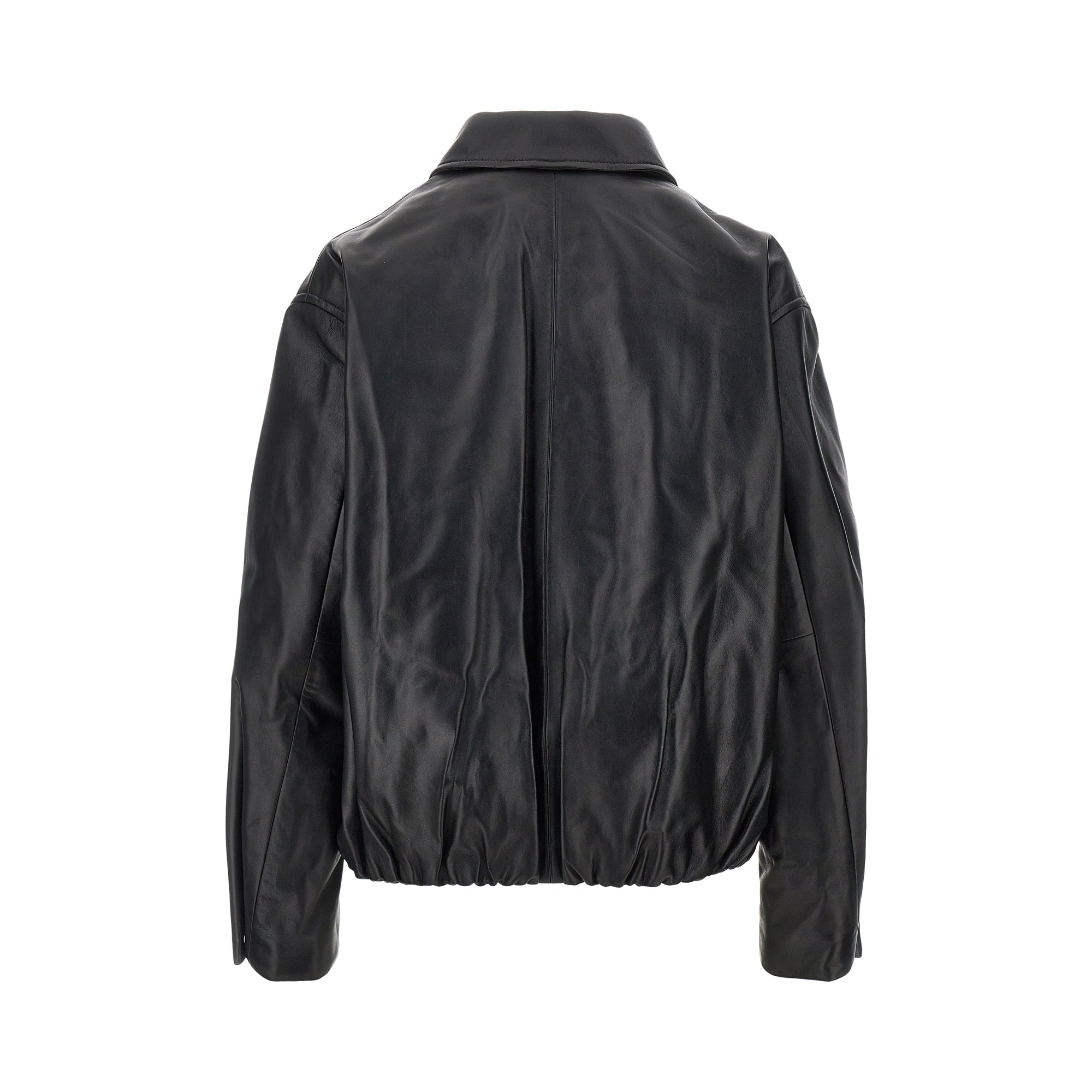 melis leather aviator jacket