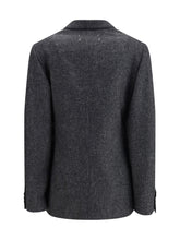 MARGIELA 40 three-button tweed jacket 