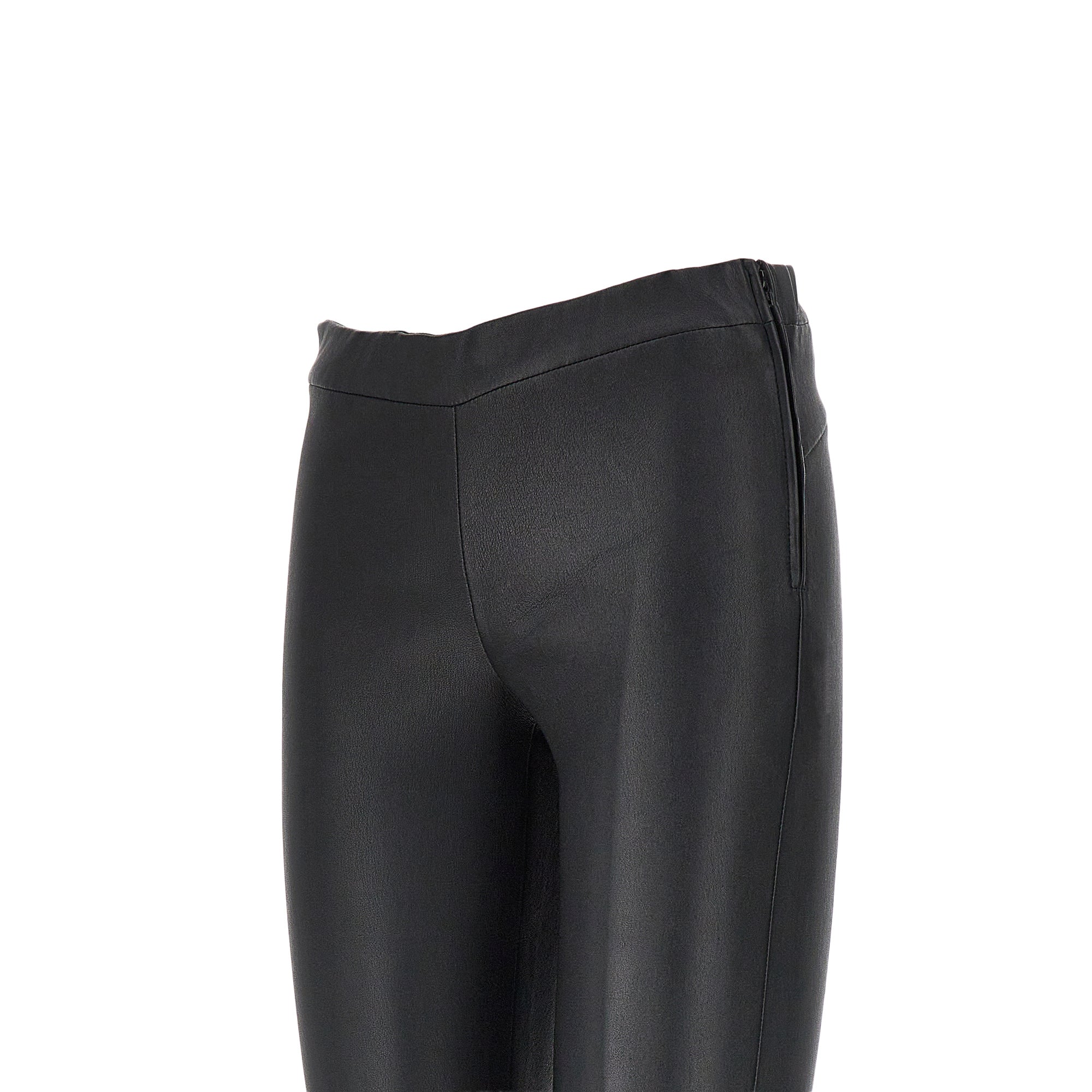 roche stretch leather leggings