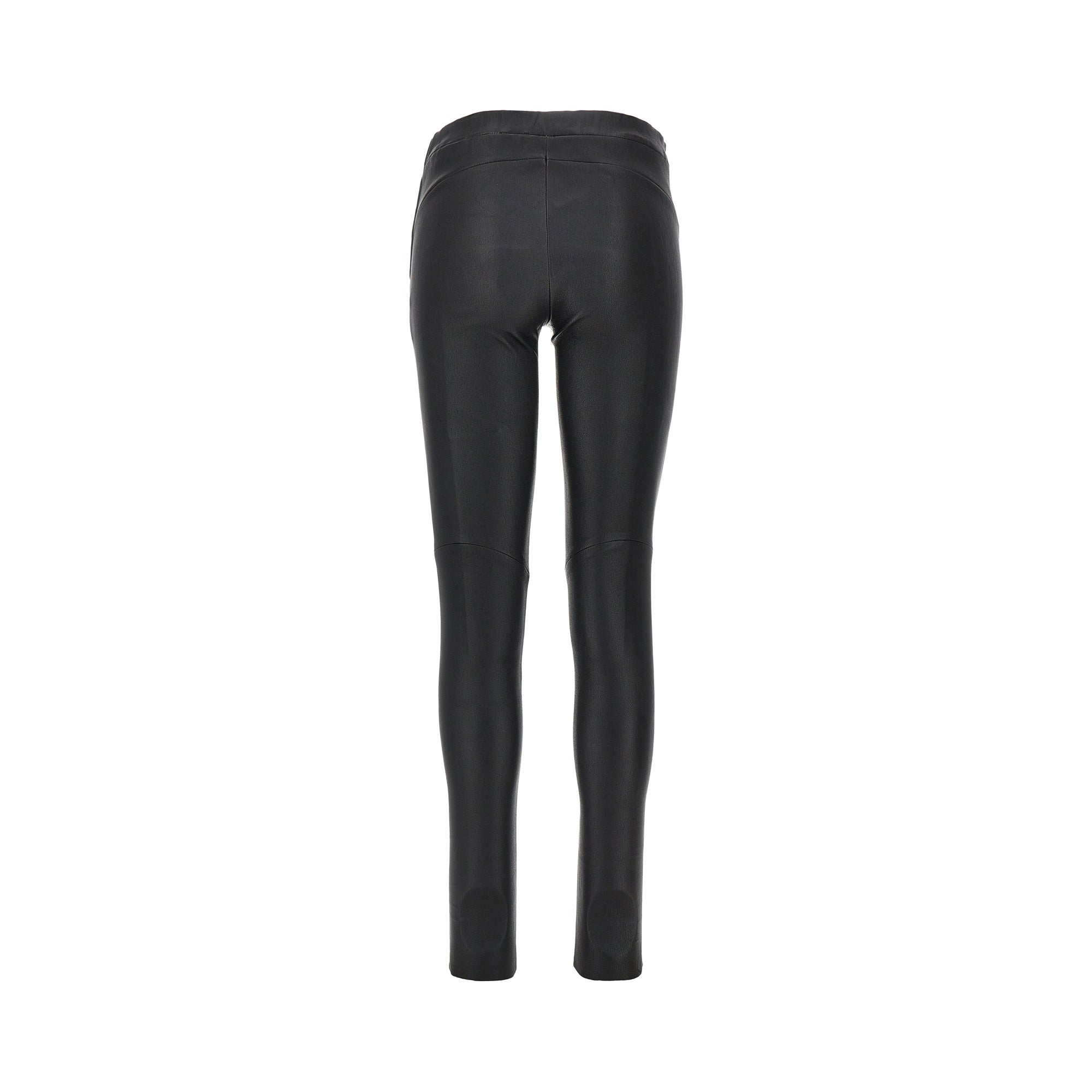 roche stretch leather leggings