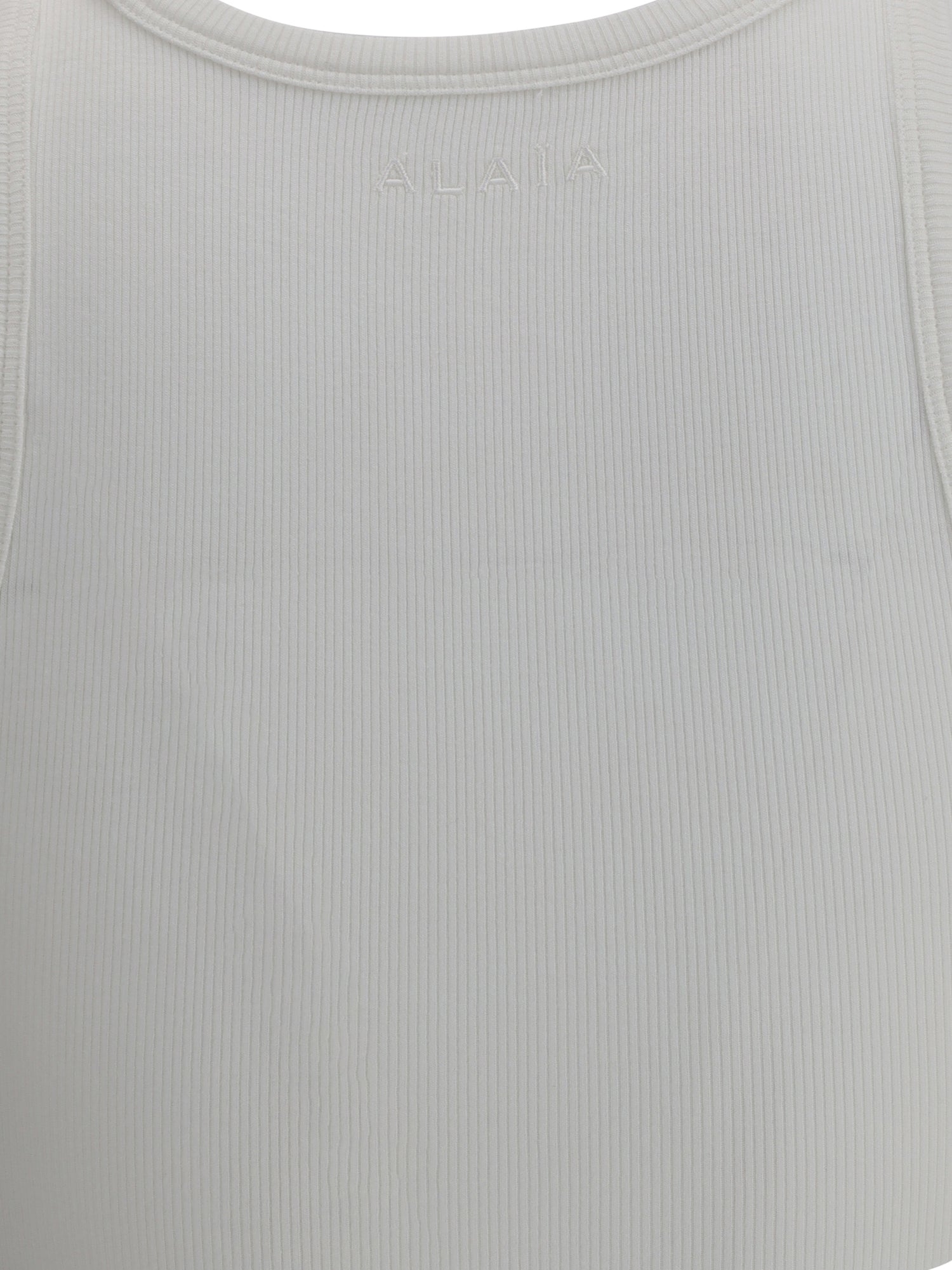 ALAIA 38 halter ribbed bodysuit