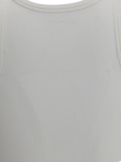 ALAIA 38 halter ribbed bodysuit