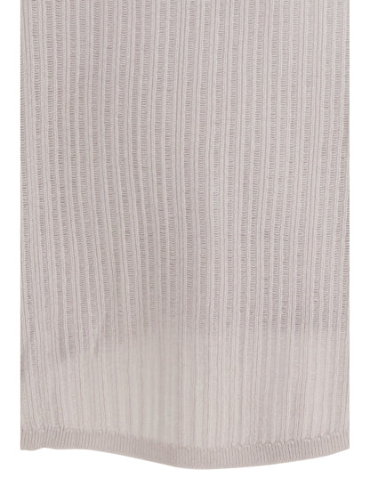 ALLUDE M rib-knit crew-neck sweater 