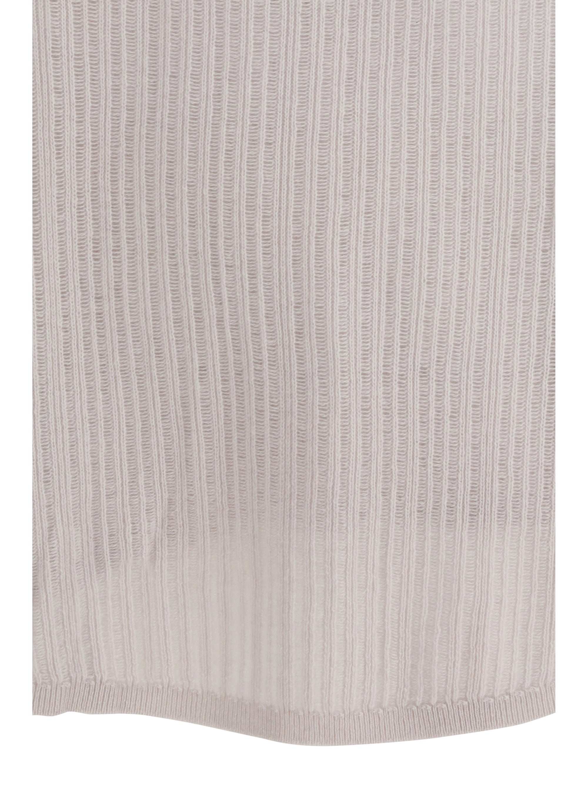 rib-knit crew-neck sweater
