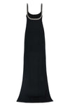 crêpe satin dress