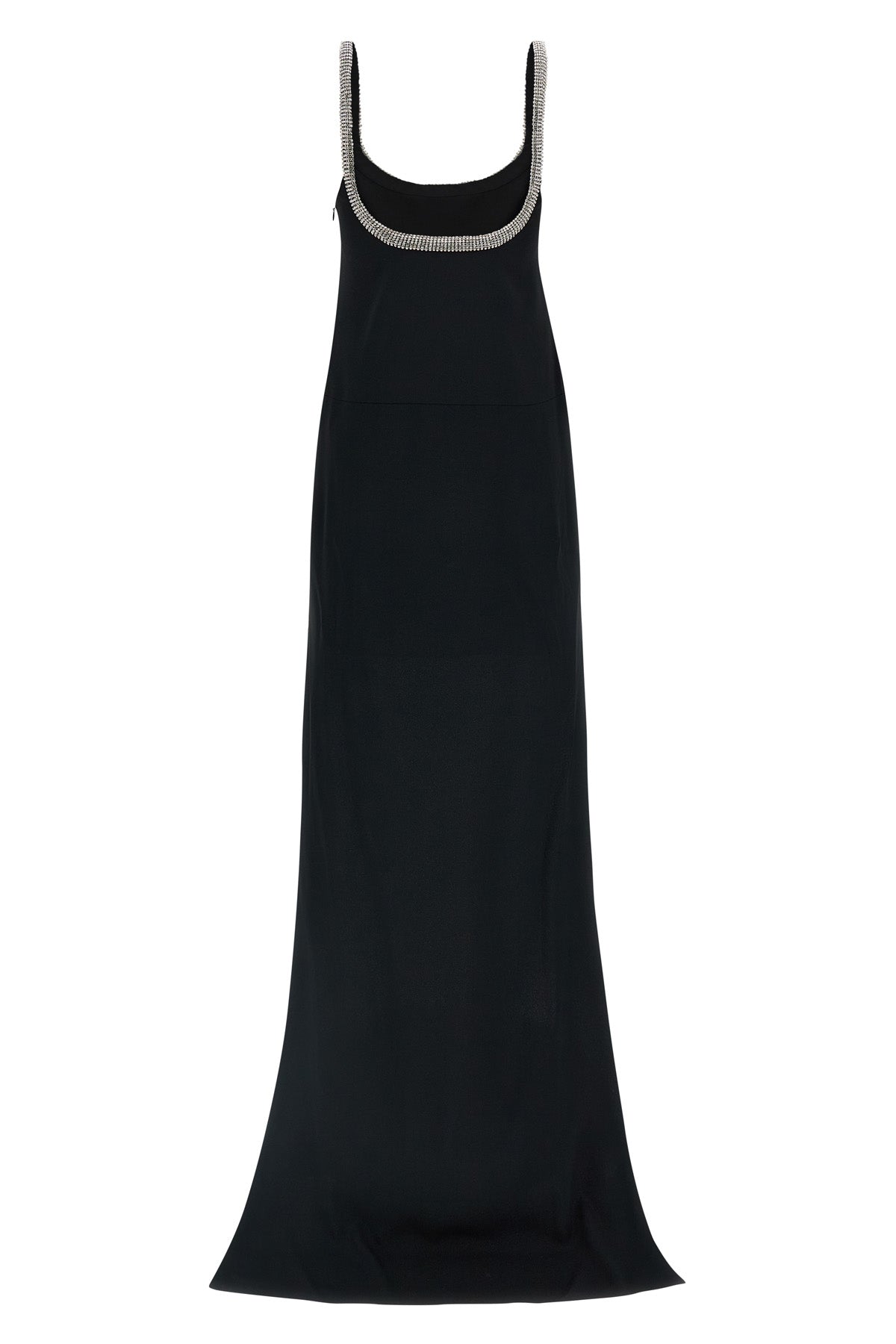 crêpe satin dress