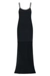 crêpe satin dress