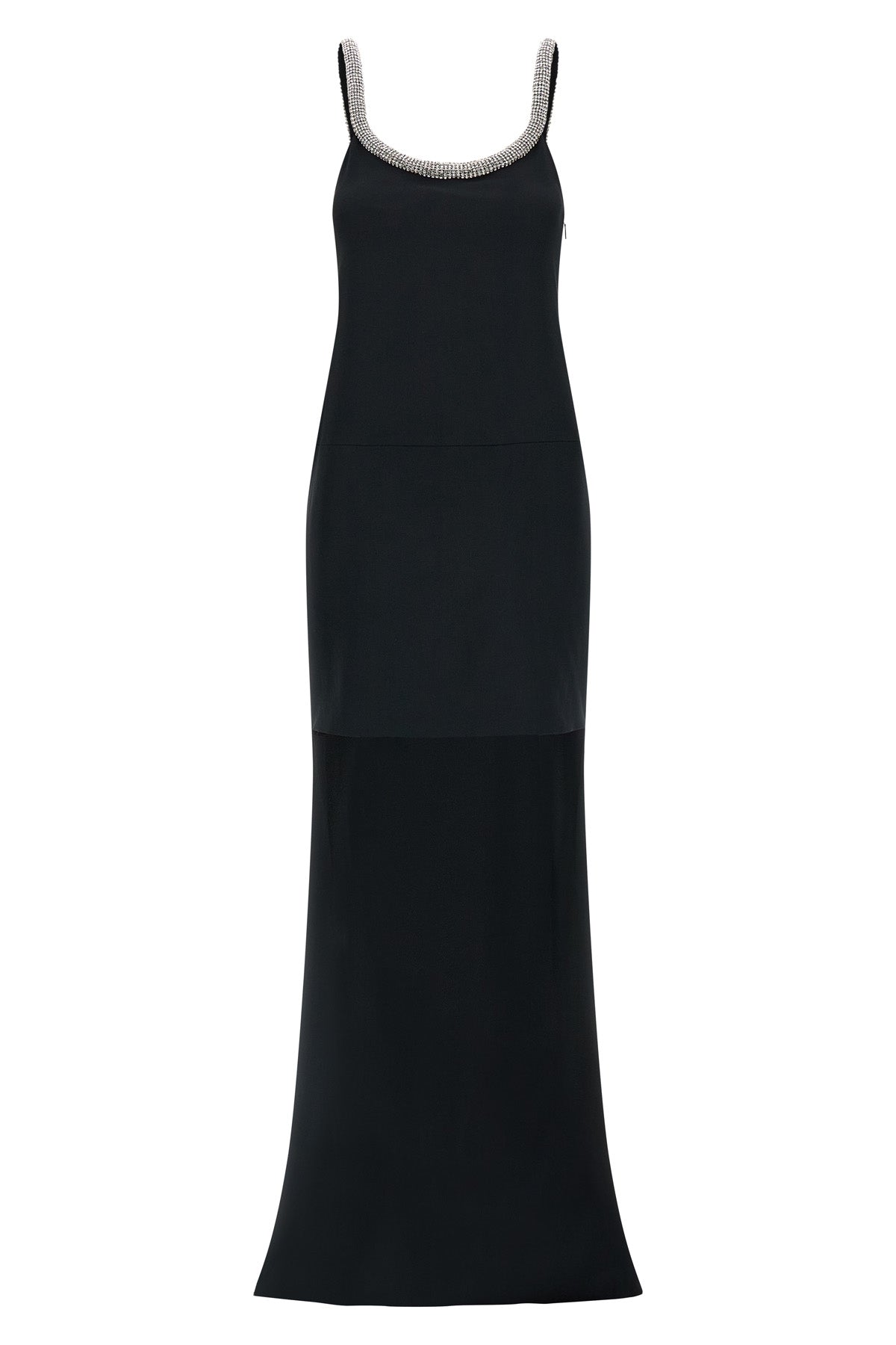 crêpe satin dress