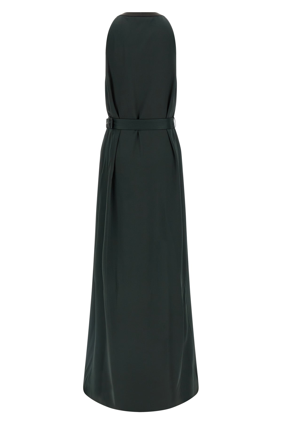 long dress in crêpe satin