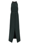 long dress in crêpe satin