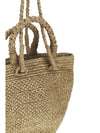 arona raffia bucket bag