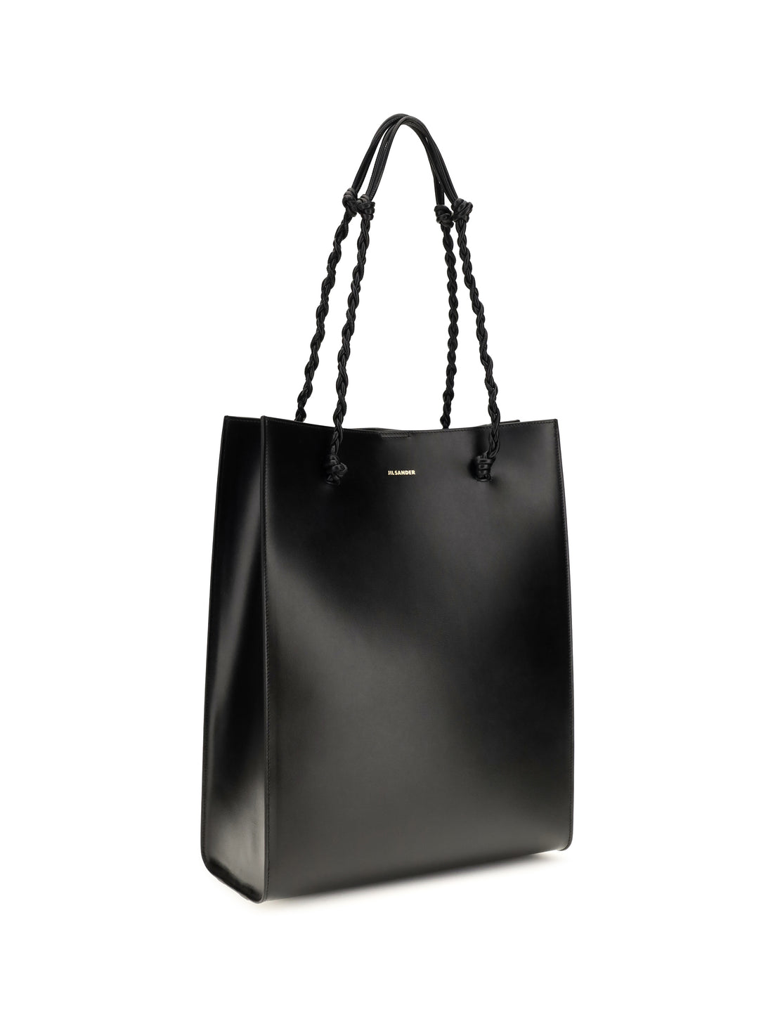 JIL SANDER OS tangle leather tote bag