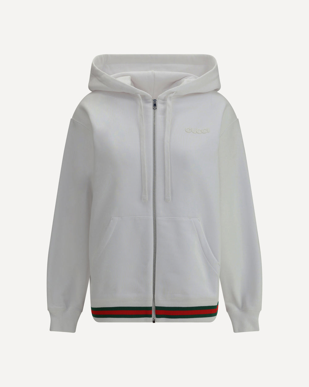 Gucci Zip Hoodie White