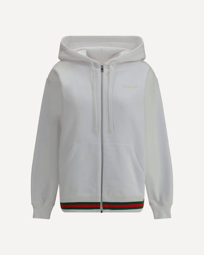 Gucci Zip Hoodie White
