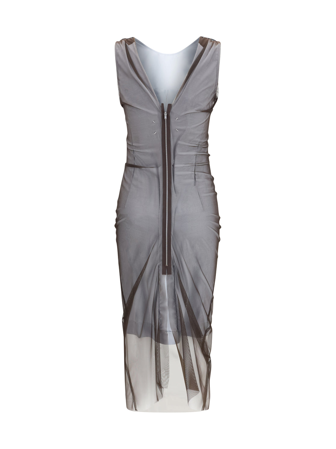 MARGIELA 40 semi-sheer midi dress