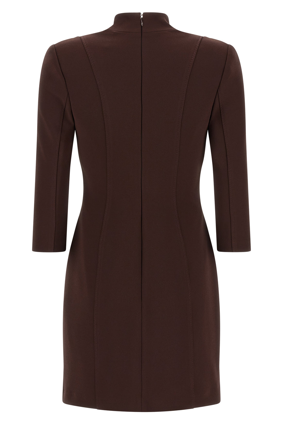 ELISABETTA FRANCHI 40 double stretch crêpe mini dress