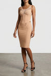 light jersey midi dress
