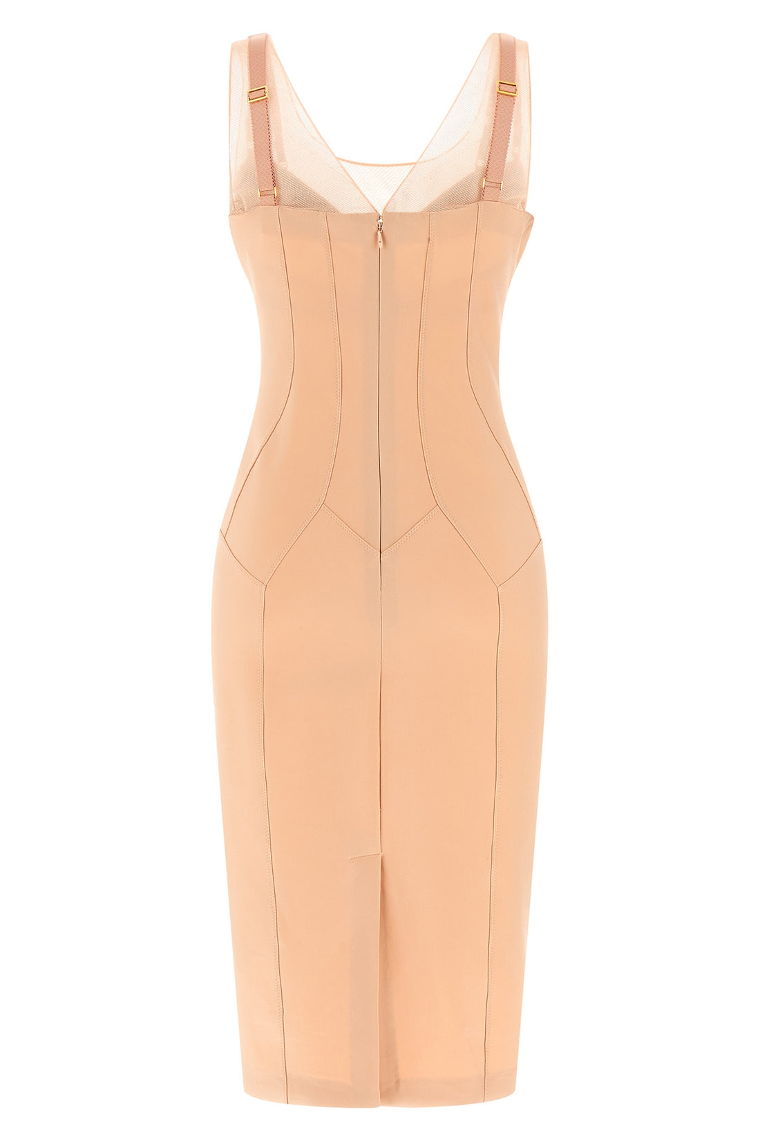 ELISABETTA FRANCHI 40 light jersey midi dress