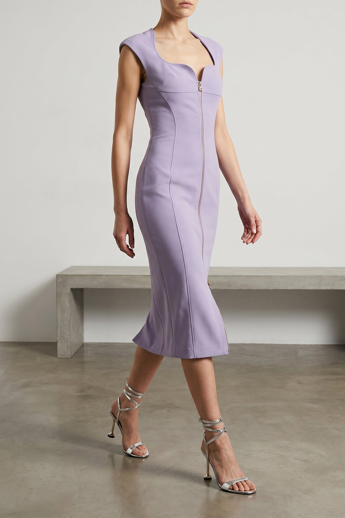 crêpe dress