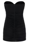 sleeveless mini dress in crêpe jersey