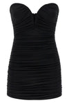 sleeveless mini dress in crêpe jersey