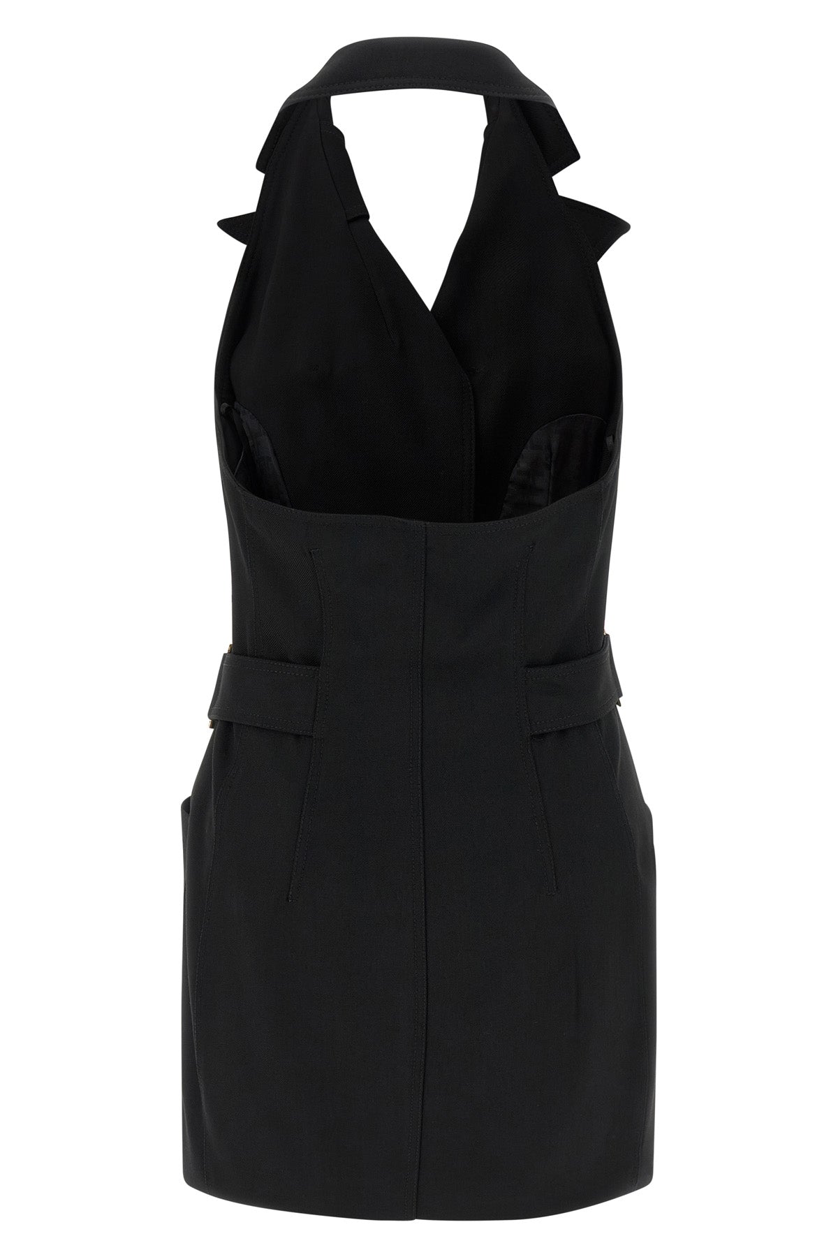 gabardine mini dress