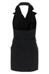 gabardine mini dress