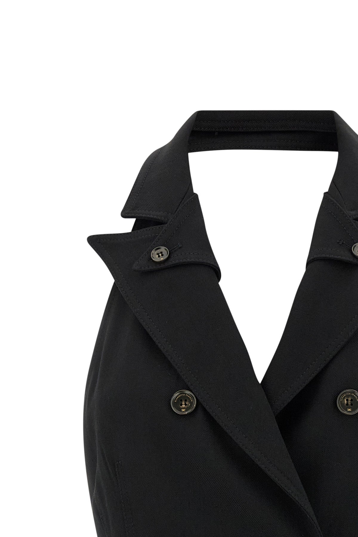 gabardine mini dress