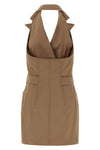 gabardine mini dress