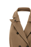 gabardine mini dress