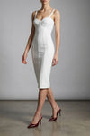 light crêpe midi dress
