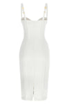 light crêpe midi dress