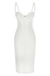light crêpe midi dress