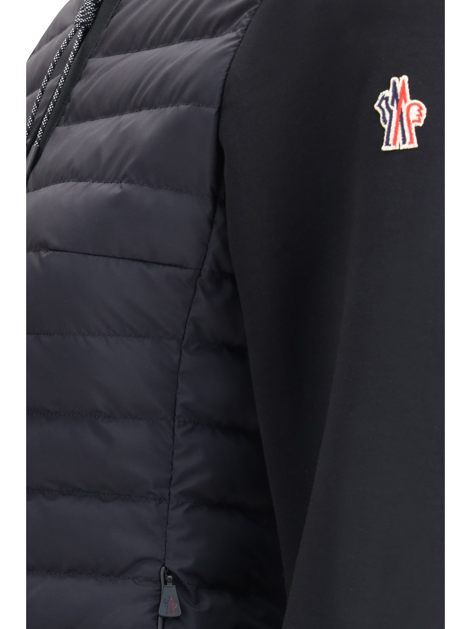 hooded cardigan
